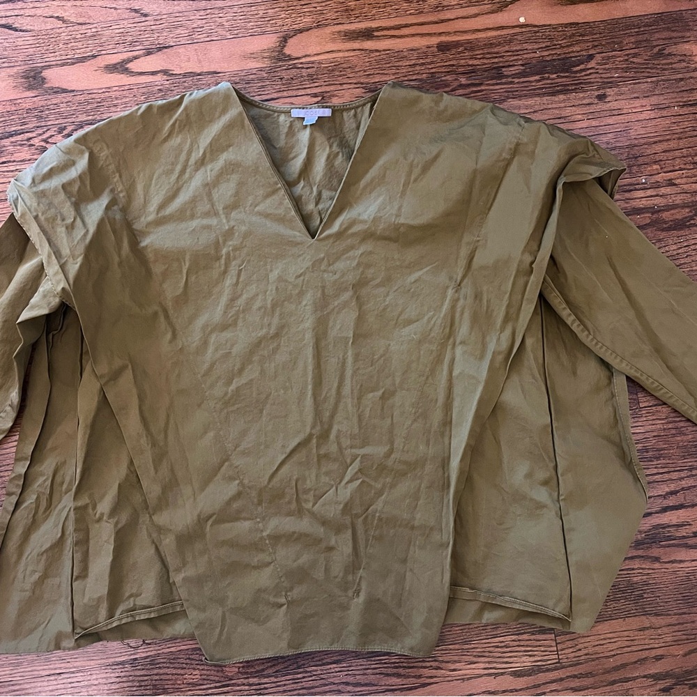 COS Olive Long Sleeve Women's Top